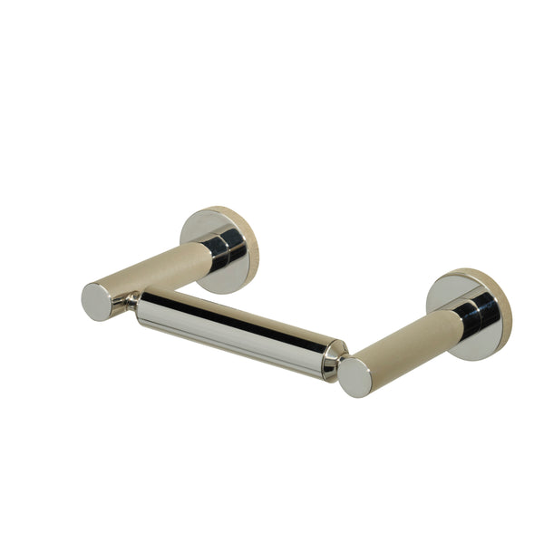 Valsan Porto Chrome Finish Double Post Roll Holder - Stellar Hardware and Bath 