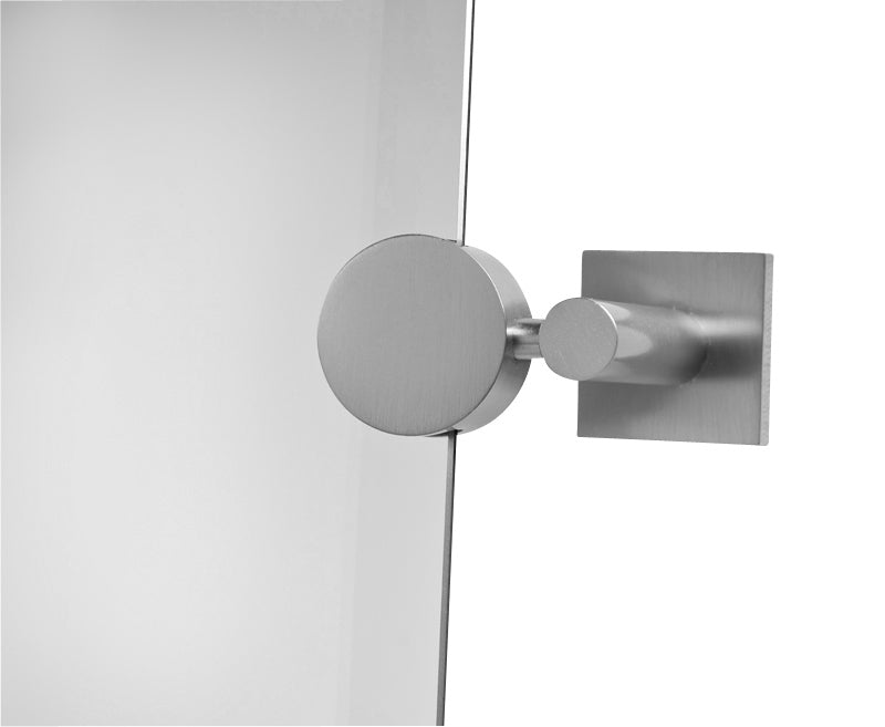 Valsan Braga Chrome Pair Tilt Mirror Supports (Pair) - Stellar Hardware and Bath 