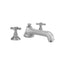 Westfield Roman Tub Set with Low Spout and Hex Cross Handles - Stellar Hardware and Bath 