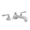 Astor Roman Tub Set with Low Spout and Hex Lever Handles - Stellar Hardware and Bath 