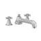 Astor Roman Tub Set with Low Spout and Ball Cross Handles - Stellar Hardware and Bath 
