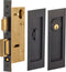 Omnia 7035/A Pocket Door Lock - Stellar Hardware and Bath 