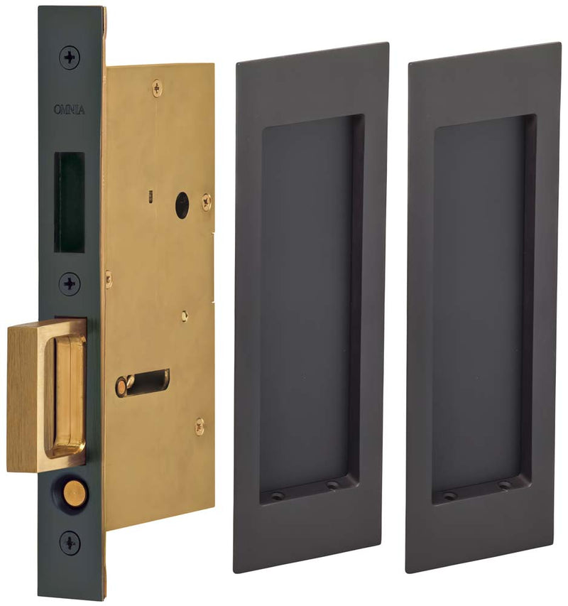 Omnia 7035/PD Pocket Door Lock - Stellar Hardware and Bath 