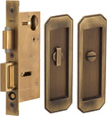 Omnia 7039/L Pocket Door Lock - Stellar Hardware and Bath 