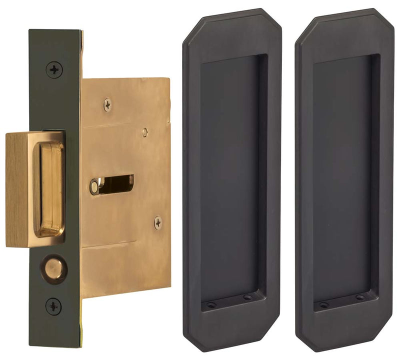 Omnia 7039/N Pocket Door Lock - Stellar Hardware and Bath 