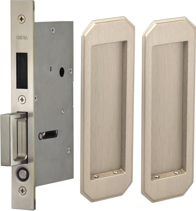 Omnia 7039/PD Pocket Door Lock - Stellar Hardware and Bath 