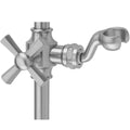 Hex Cross Fork Handshower Replacement Slider for Traditional Wall Bar - Stellar Hardware and Bath 