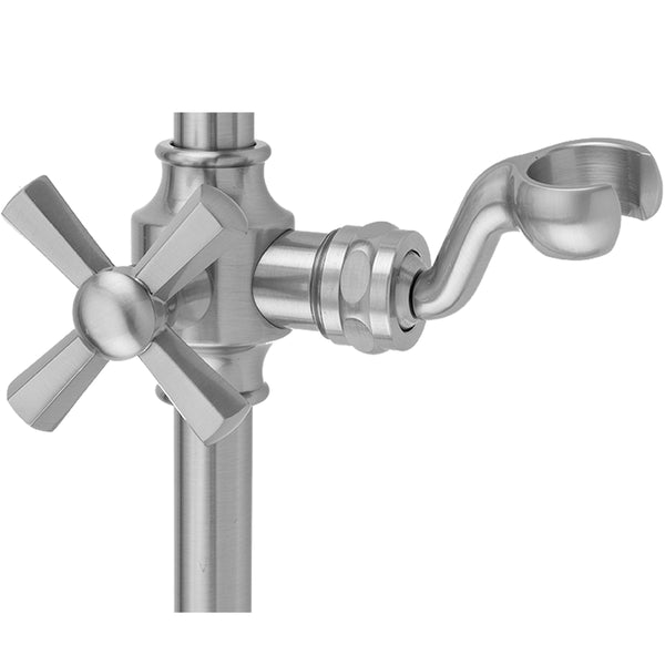 Hex Cross Fork Handshower Replacement Slider for Traditional Wall Bar - Stellar Hardware and Bath 