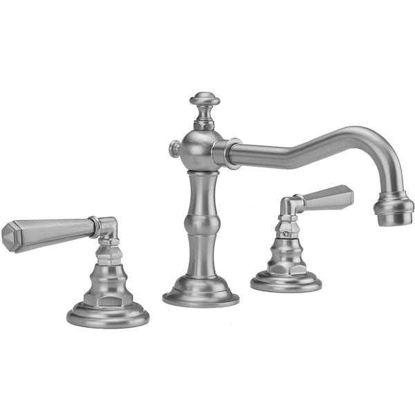 Roaring 20's Faucet with Hex Lever Handles & Fully Polished & Plated Pop-Up Drain - Stellar Hardware and Bath 