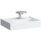 Laufen 8.1033.5.000  
Kartell Above Counter China Basin With Left Shelf 18" L x 23" W x 4" H - Stellar Hardware and Bath 
