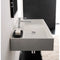 Teorema Rectangular White Ceramic Wall Mounted or Vessel Sink - Stellar Hardware and Bath 