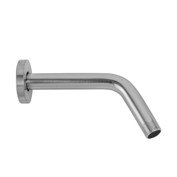 8" 60° Brass Showerarm with Contempo Escutcheon - Stellar Hardware and Bath 