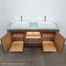 Lacava AQT-W-56-47 Aquatre  Smoky Walnut - Stellar Hardware and Bath 