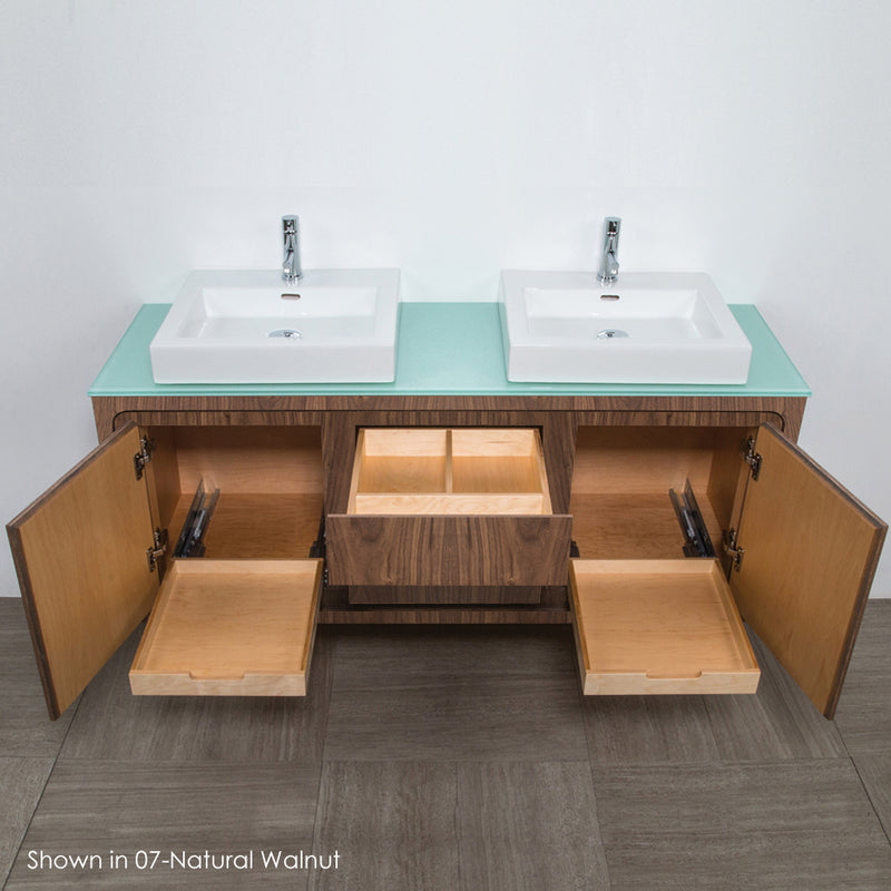 Lacava AQT-W-56-08T1 Aquatre  White with Fine  Texture - Stellar Hardware and Bath 