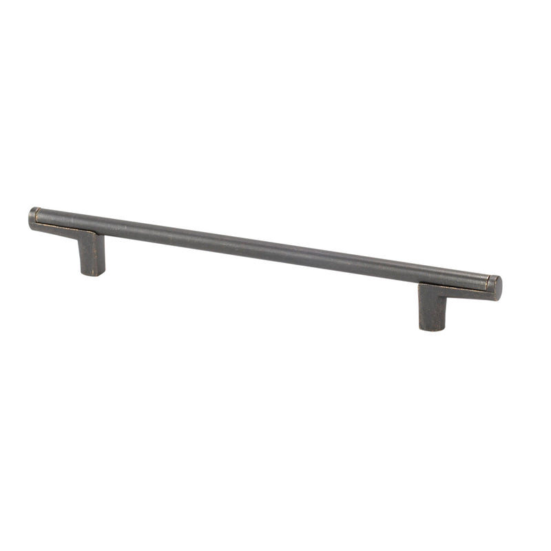 Topex THIN ROUND BAR CABINET PULL HANDLE DARK BRONZE 160MM - Stellar Hardware and Bath 