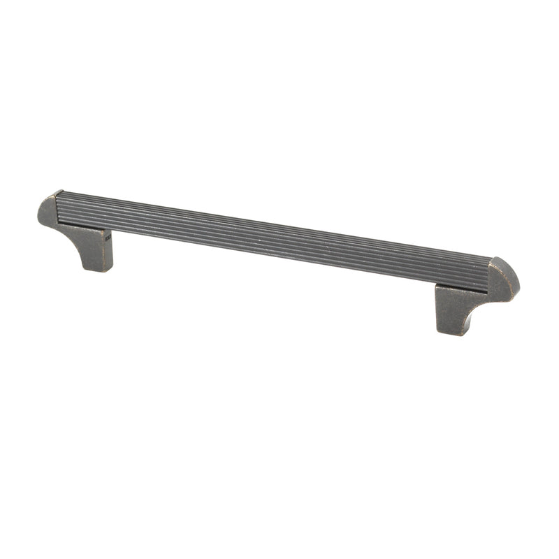 Topex SQUARE TRANSITIONAL CABINET PULL ANTIQUE BRONZE 160MM - Stellar Hardware and Bath 