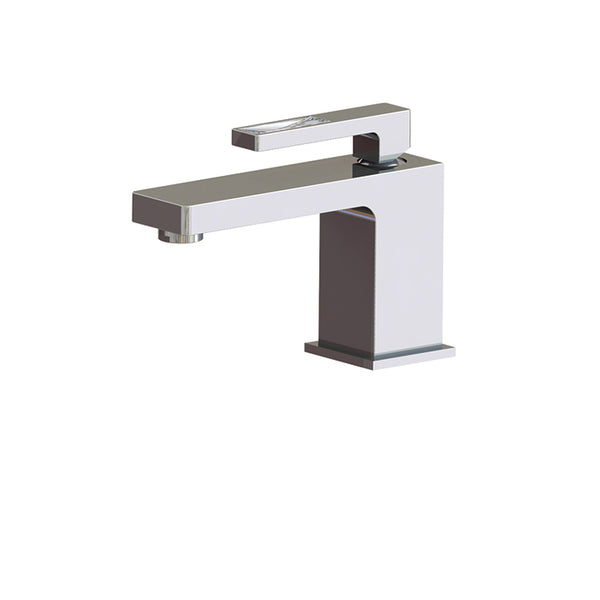 Aqua Brass 84014 Single-hole lavatory faucet WITH CRYSTAL - Stellar Hardware and Bath 