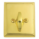 Emtek 8568 Brass Rectangular Style Single-Sided Deadbolt from the American Classic Collection - Stellar Hardware and Bath 