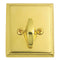 Emtek 8568 Brass Rectangular Style Single-Sided Deadbolt from the American Classic Collection - Stellar Hardware and Bath 