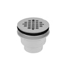 2" PVC Large Body Complete Shower Drain with Snap in Drain Plate (Glue) - Stellar Hardware and Bath 