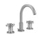 Uptown Contempo Faucet with Round Escutcheons & Contempo Cross Handles- 1.2 GPM - Stellar Hardware and Bath 