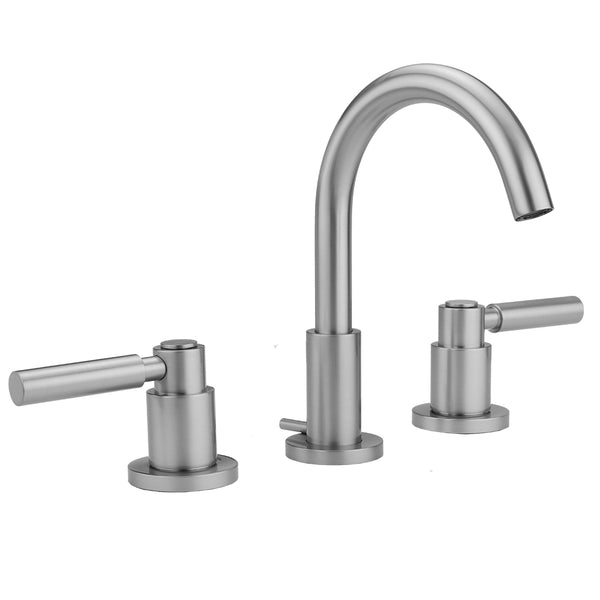 Uptown Contempo Faucet with Round Escutcheons & High Lever Handles - Stellar Hardware and Bath 