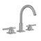 Uptown Contempo Faucet with Square Escutcheons & Low Peg Lever Handles - Stellar Hardware and Bath 