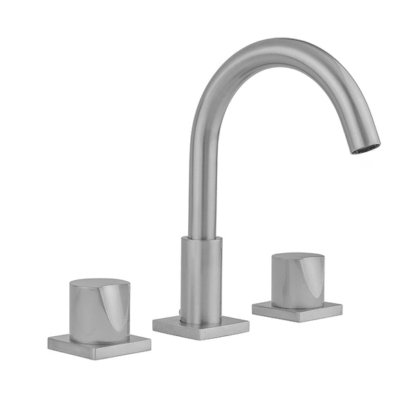 Uptown Contempo Faucet with Square Escutcheons & Thumb Handles- 0.5 GPM - Stellar Hardware and Bath 