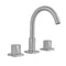 Uptown Contempo Faucet with Square Escutcheons & Thumb Handles -1.2 GPM - Stellar Hardware and Bath 