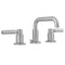 Downtown  Contempo Faucet with Round Escutcheons & High Lever Handles & Fully Polished & Plated Pop-Up Drain - Stellar Hardware and Bath 