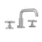 Downtown  Contempo Faucet with Round Escutcheons & Contempo Slim Cross Handles -1.2 GPM - Stellar Hardware and Bath 