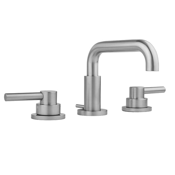 Downtown  Contempo Faucet with Round Escutcheons & Low Contempo Lever Handles- 0.5 GPM - Stellar Hardware and Bath 