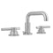 Downtown Contempo Faucet with Round Escutcheons & Peg Lever Handles -1.2 GPM - Stellar Hardware and Bath 