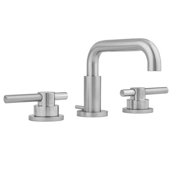 Downtown  Contempo Faucet with Round Escutcheons & Peg Lever Handles - Stellar Hardware and Bath 