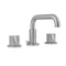 Downtown  Contempo Faucet with Round Escutcheons & Thumb Handles  & Fully Polished & Plated Pop-Up Drain - Stellar Hardware and Bath 