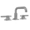Downtown  Contempo Faucet with Square Escutcheons & Peg Lever Handles -1.2 GPM - Stellar Hardware and Bath 
