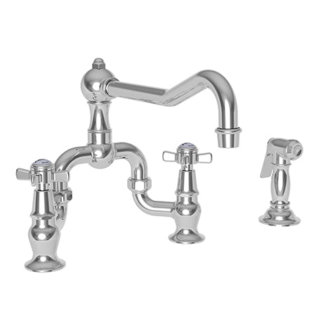 Fairfield - 9451-1 Kitchen Bridge Faucet with Side Spray - Stellar Hardware and Bath 