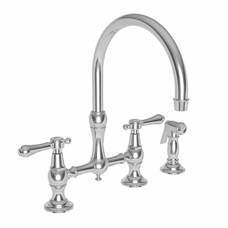 Chesterfield - 9458 Kitchen Bridge Faucet with Side Spray - Stellar Hardware and Bath 