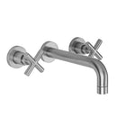 Contempo Wall Faucet TRIM with Cross Handles - Stellar Hardware and Bath 