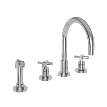 East Linear - 9911L Kitchen Faucet with Side Spray - Stellar Hardware and Bath 