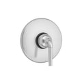 Round Plate With Straight Lever Trim For Pressure Balance Valve (J-PBV) - Stellar Hardware and Bath 