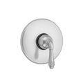 Round Plate With Smooth Lever Trim For Pressure Balance Valve (J-PBV) - Stellar Hardware and Bath 