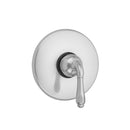 Round Plate With Smooth Lever Trim For Pressure Balance Valve (J-PBV) - Stellar Hardware and Bath 