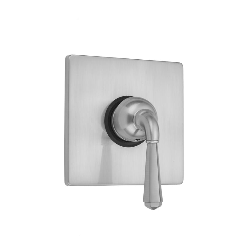 Square Plate With Hex Lever Trim For Pressure Balance Valve (J-PBV) - Stellar Hardware and Bath 