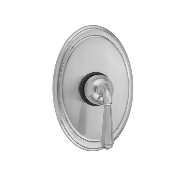 Oval Plate With Hex Lever Trim For Pressure Balance Valve (J-PBV) - Stellar Hardware and Bath 