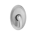 Oval Plate With Flat Lever Trim For Pressure Balance Valve (J-PBV) - Stellar Hardware and Bath 