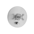 Round Plate With Standard Cross Handle Trim For  Pressure Balance Cycling Valve With Built-in Diverter (J-DIV-CSV) - Stellar Hardware and Bath 