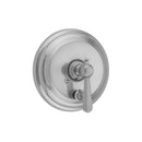 Round Step Plate With Hex Lever Trim For Pressure Balance Cycling Valve With Built-in Diverter (J-DIV-CSV) - Stellar Hardware and Bath 