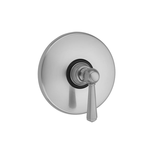 Round Plate With Hex Lever Trim For Pressure Balance Cycling Valve (J-CSV) - Stellar Hardware and Bath 