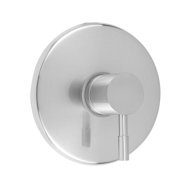 Round Plate With Contempo Round Lever Trim For Pressure Balance Cycling Valve (J-CSV) - Stellar Hardware and Bath 